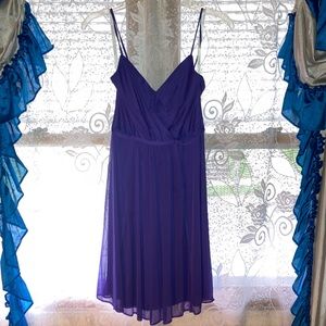 Purple, short dress